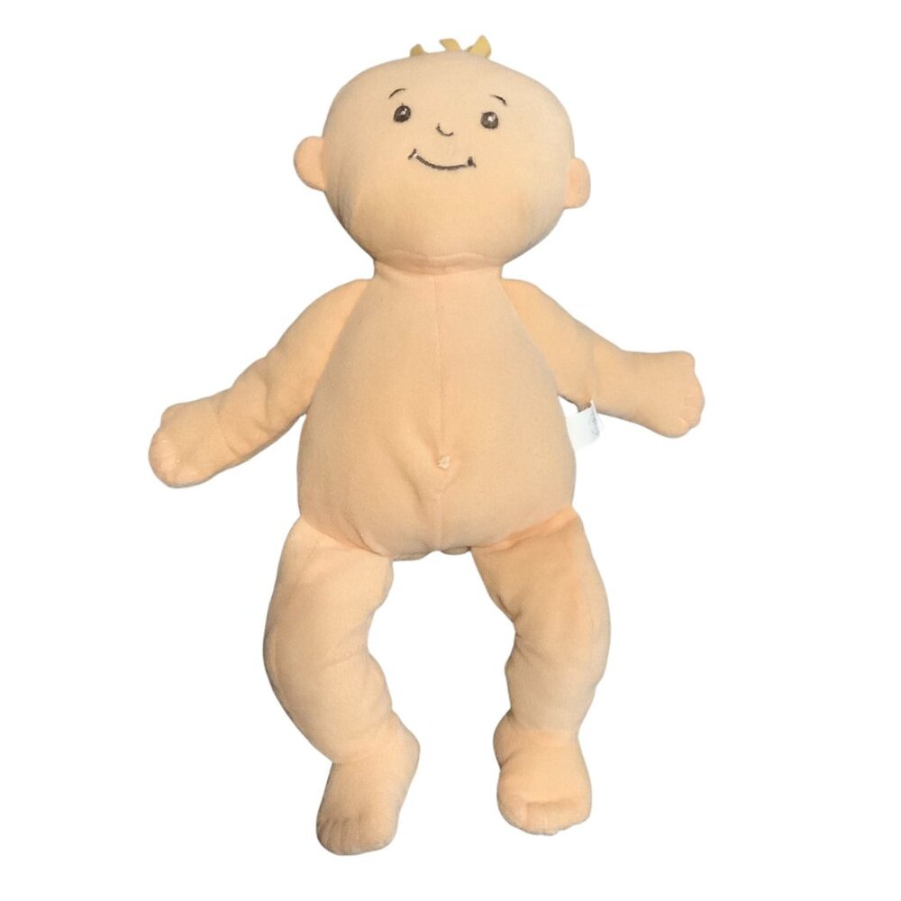 Manhattan Toy Baby Stella Peach Soft Stuffed Doll Lovey Plush 15" Ages 1+